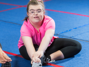 Downs Syndrome fitness class